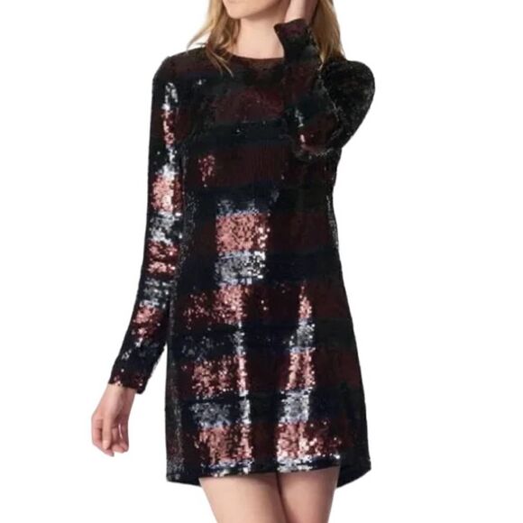 NEW Veronica Beard Breakers Sequin Dress Size 0 - Picture 1 of 12